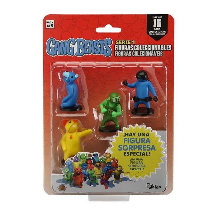 Figura Gang Beasts Blister Pack 5 2 Figura Gang Beasts Blister Pack 5 2