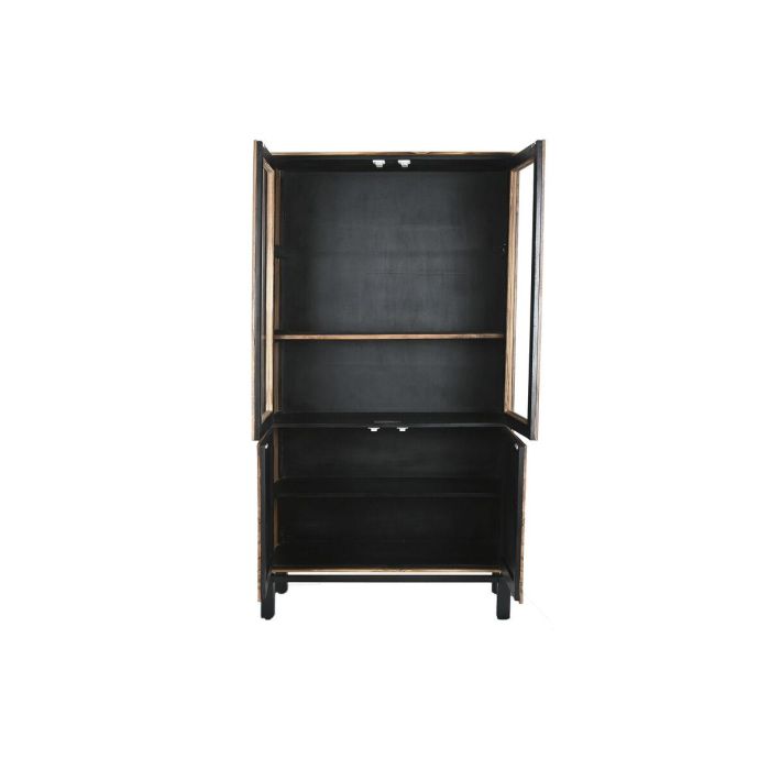 Vitrina Alpino DKD Home Decor Marron Negro 40 x 185 x 100 cm 6 Vitrina Alpino DKD Home Decor Marron Negro 40 x 185 x 100 cm 6