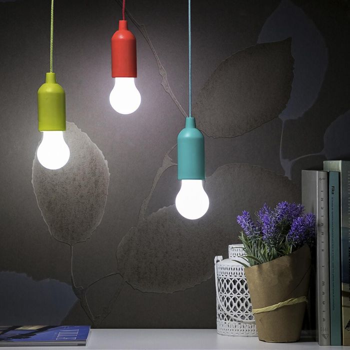 Bombilla LED Portátil con Cordón Bulby InnovaGoods 5 Bombilla LED Portátil con Cordón Bulby InnovaGoods 5
