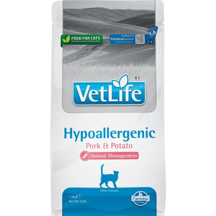 Farmina Vet Life Cat Hypoallergenic Cerdo Adult 1,5 kg