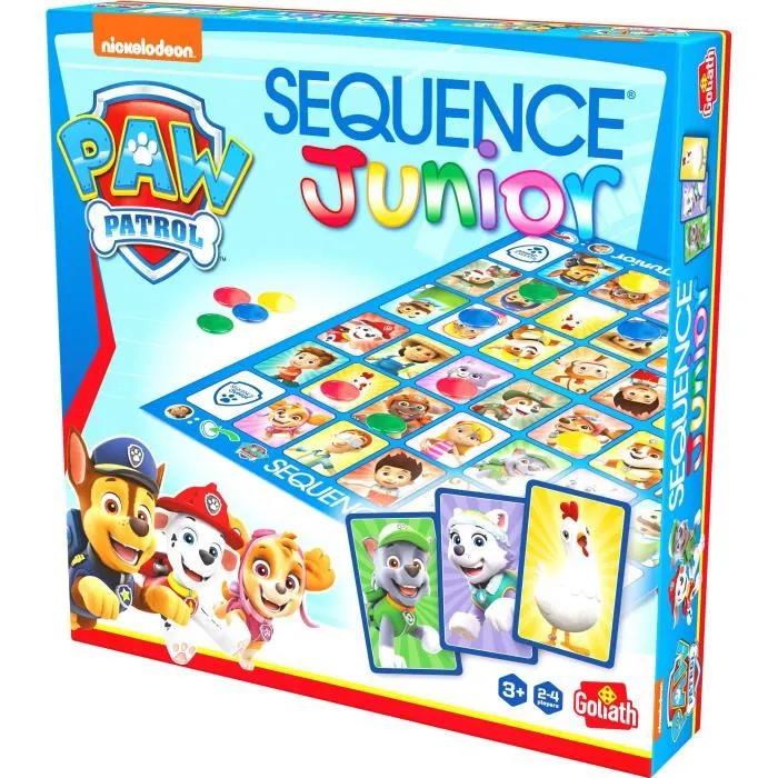 Goliath 932016 Juego Sequence Patrulla Canina Junior Paw Patrol Español Portugués +3 Años 3