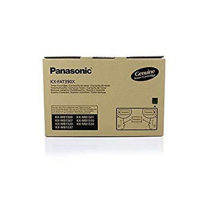 Tóner Panasonic Corp. KX-FAT390X Negro
