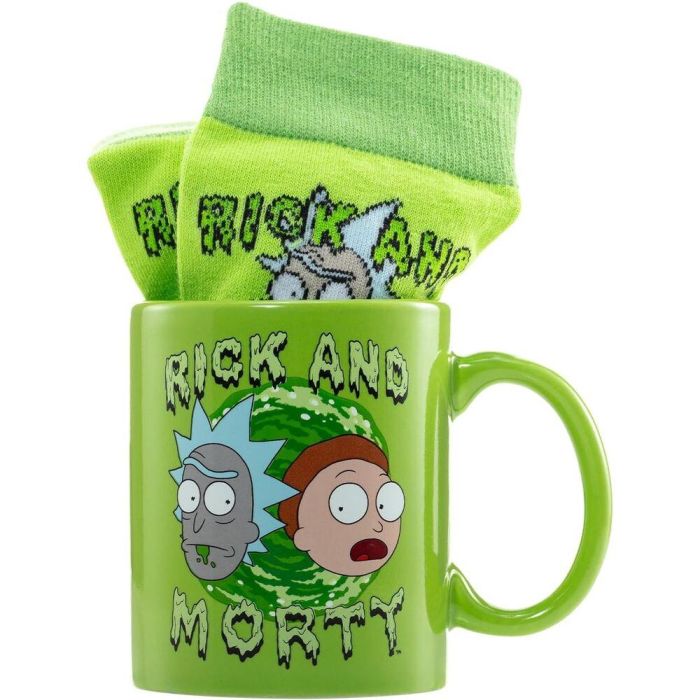 Set Taza y Calcetines Rick & Morty 2