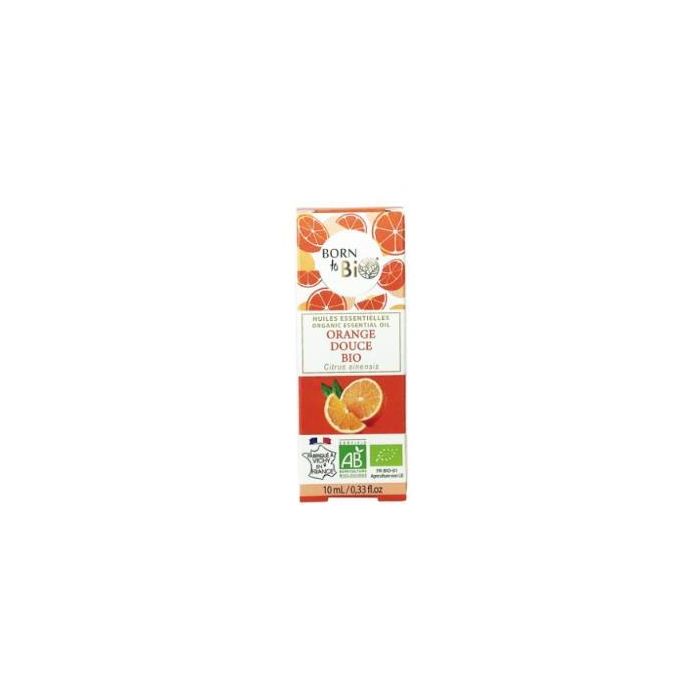 BORN TO BIO Aceite Esencial de Naranja Dulce Orgánico 10 ml Bio