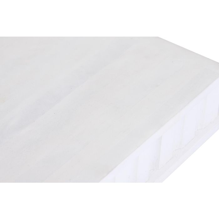 DKD Home Decor Mesa Centro Moderno Blanco 140 x 70 x 42 cm 2