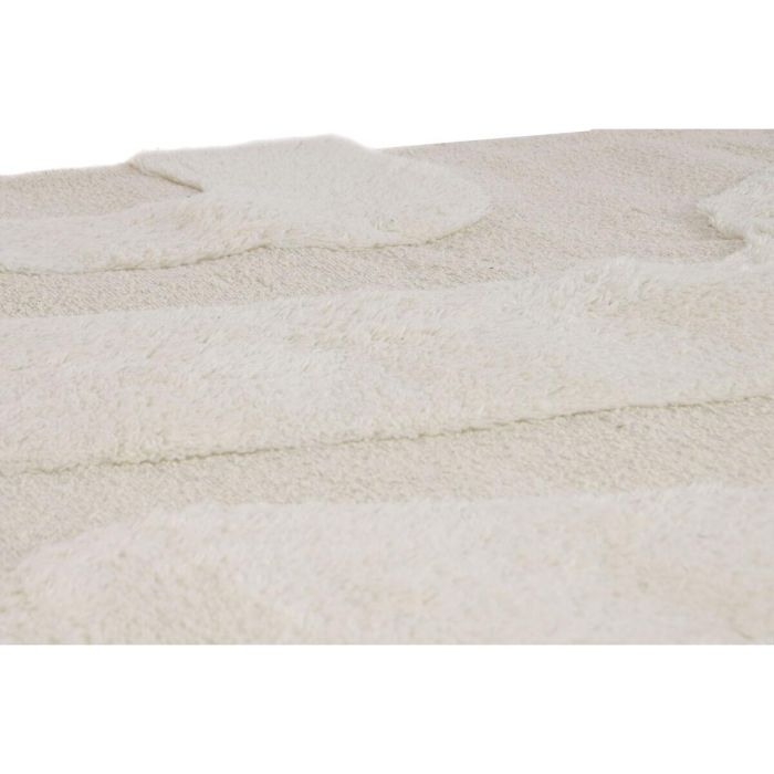 DKD Home Decor Carpets 2c25 Alfombra Boho Crudo Lana Hecho a mano Antideslizante 230 x 160 cm 1