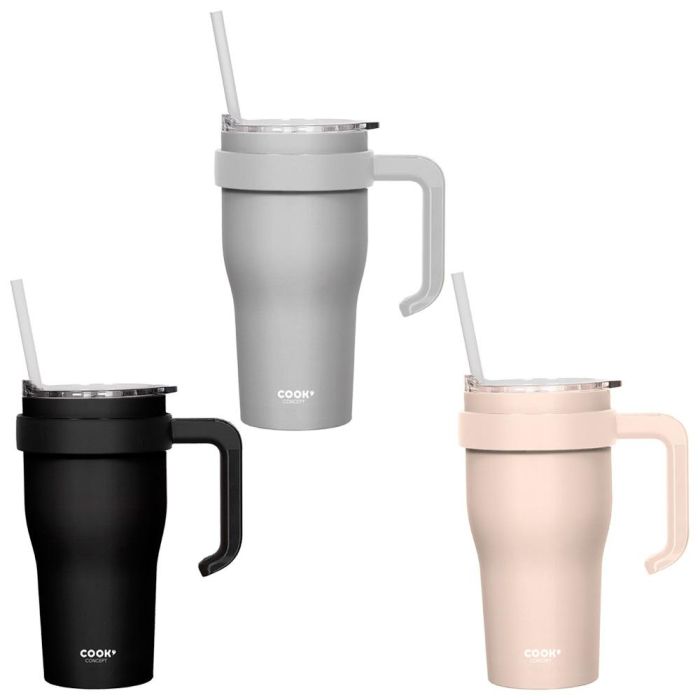 Cook Concept Mug Térmico Miami Mono 600 Ml Acero Inoxidable 2