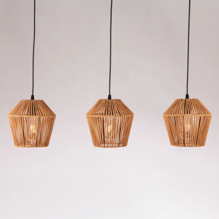 Lámpara Colgante Cuerda Araraquara SKD-P80055 - Diseño Natural y Fresco para Interiores 0 Lámpara Colgante Cuerda Araraquara SKD-P80055 - Diseño Natural y Fresco para Interiores 0