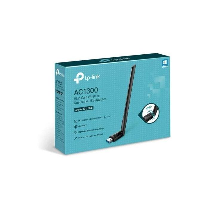 Tp-Link Adaptador Usb Wifi Dualband Tp-Link Archer 3U Plus Antena Externa Alta Ganancia Wifi Ac1300 400Mb En 2,4 grhz Y 867Mb En 5 grhz Usb3.0 2 Tp-Link Adaptador Usb Wifi Dualband Tp-Link Archer 3U Plus Antena Externa Alta Ganancia Wifi Ac1300 400Mb En 2,4 grhz Y 867Mb En 5 grhz Usb3.0 2