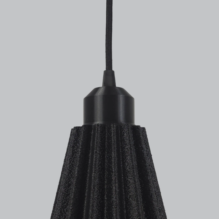 Lindor Lámpara Colgante Negro/Florón Negro/Cable Negro Casquillo E27 Ajustable Diseño Moderno Ecológico 1 Lindor Lámpara Colgante Negro/Florón Negro/Cable Negro Casquillo E27 Ajustable Diseño Moderno Ecológico 1