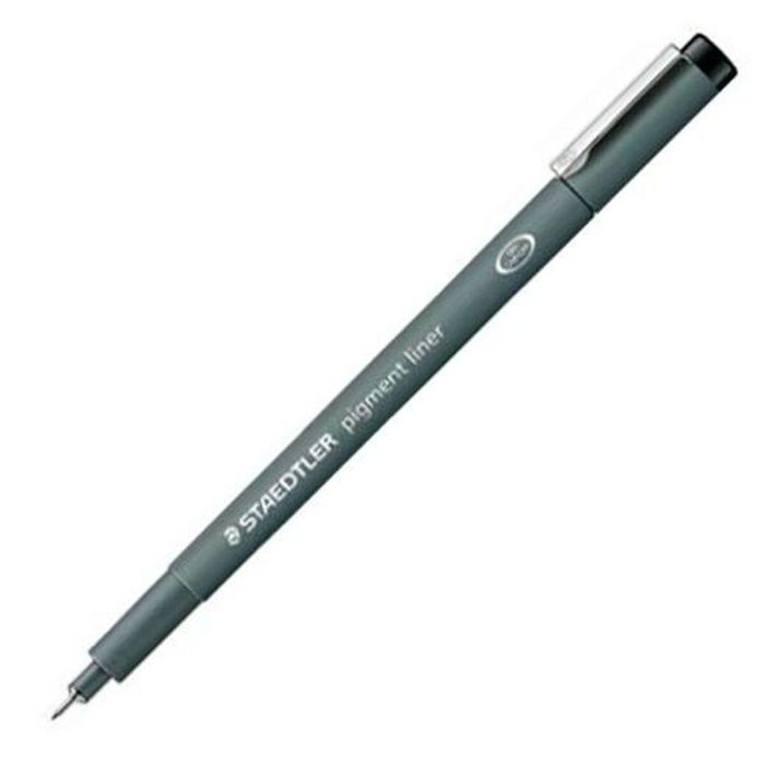 Rotuladores Staedtler Pigment Line Negro (10 Unidades) 1 Rotuladores Staedtler Pigment Line Negro (10 Unidades) 1