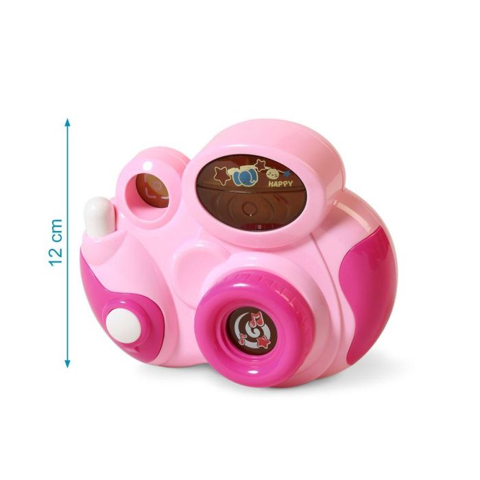 KioKids Juguete Cámara de Fotos para Bebés/Niños Rosa con Sonidos, Luces y Melodías, Juego de Imitación, Pilas Incluidas, +18 Meses 3 KioKids Juguete Cámara de Fotos para Bebés/Niños Rosa con Sonidos, Luces y Melodías, Juego de Imitación, Pilas Incluidas, +18 Meses 3
