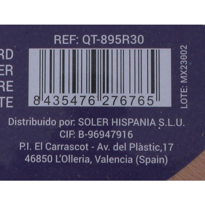Tabla redonda Quttin Ø30x1,7 cm (8 Unidades) 2 Tabla redonda Quttin Ø30x1,7 cm (8 Unidades) 2
