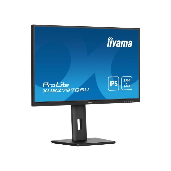 iiyama ProLite XUB2797QSU-B2 pantalla para PC 68,6 cm (27") 2560 x 1440 Pixeles 4K Ultra HD LED Negro 3