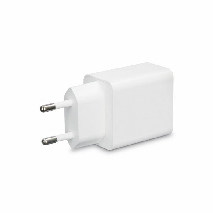 Cargador de Pared KSIX 2 USB 2.4A Blanco 9 Cargador de Pared KSIX 2 USB 2.4A Blanco 9