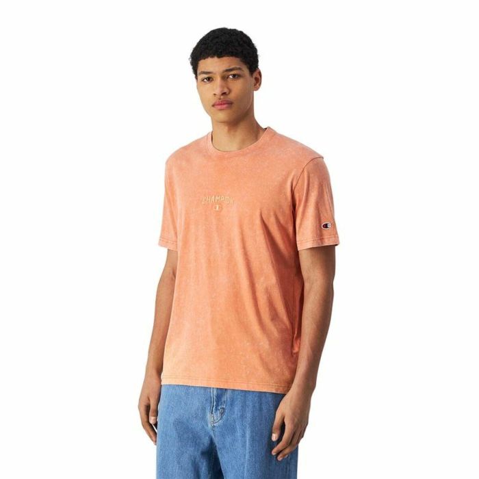 Camiseta de Manga Corta Hombre Champion SS Naranja 2