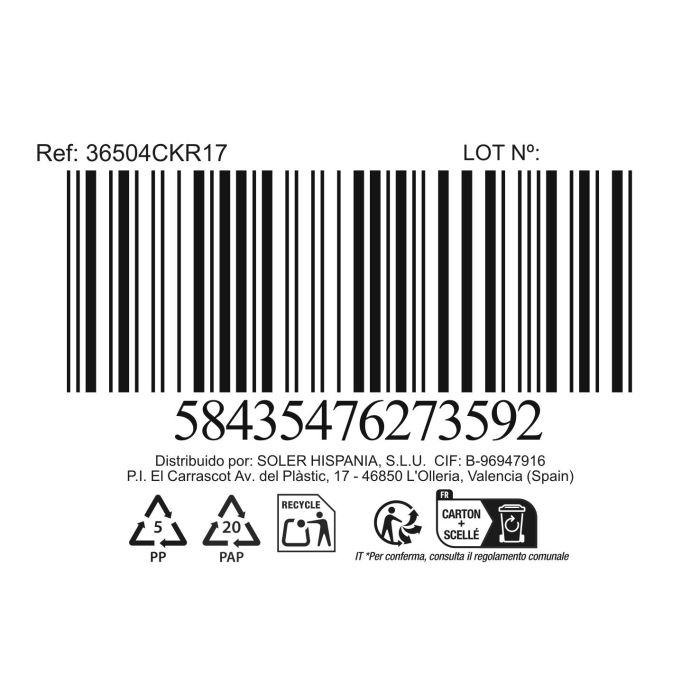 Privilege Cesta Cónica Mimbre Redonda 17 cm x 7 cm (36 Unidades) 1