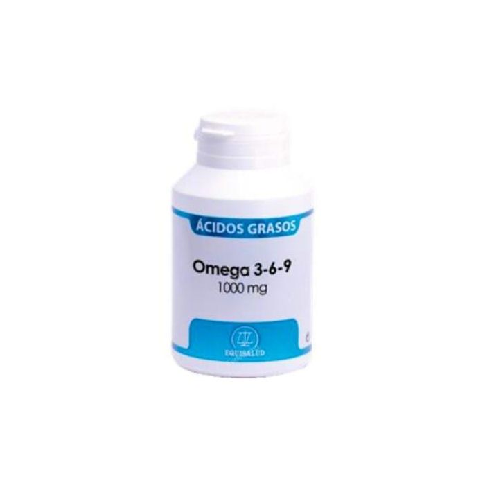 EQUISALUD Omega 3-6-9 Aceite de Pescado, Lino y Borraja 120 Perlas - Mantiene Niveles de Colesterol Sanguíneo