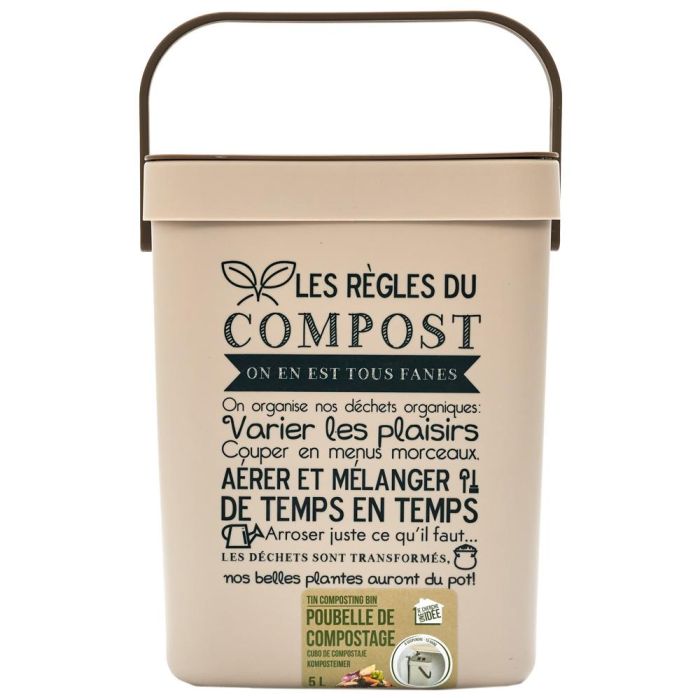 Je cherche une Idee Cubo Compostaje Colgar 5 L para Cocina con Tapa 2