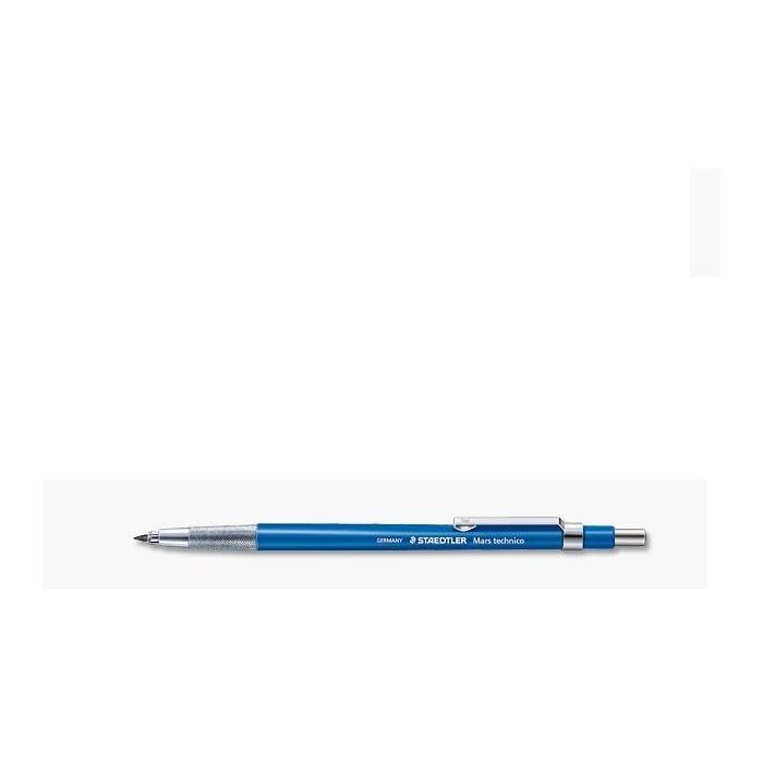 Staedtler Portaminas Mars 2 mm con clip y afilaminas incorporado retráctil, incluye mina HB de 2 mm