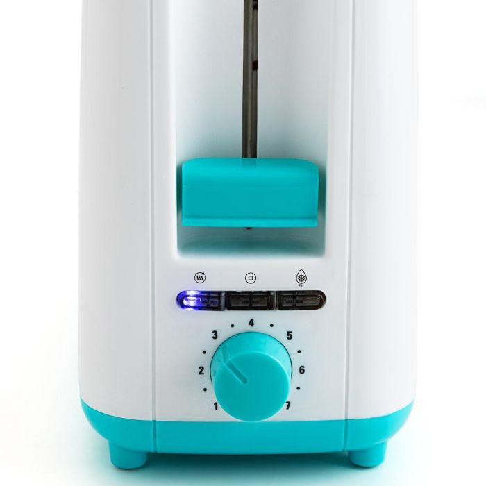 DCook Tostador Ranura Larga Gallery 800W Blanco con 7 Posiciones, Funciones Calentar, Descongelar y Cancelar, Bandeja Recogemigas 2