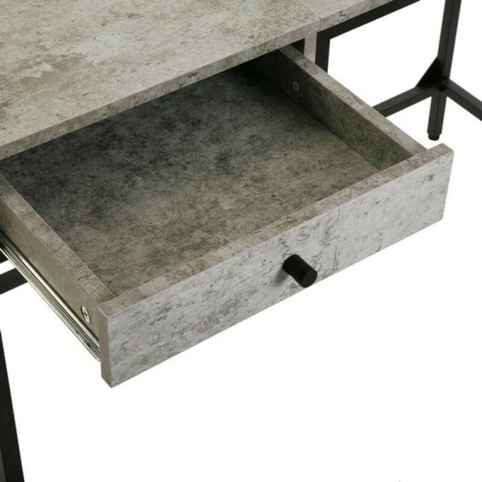 Escritorio Versa Jack Gris Madera Metal 48 x 76 x 110 cm 2
