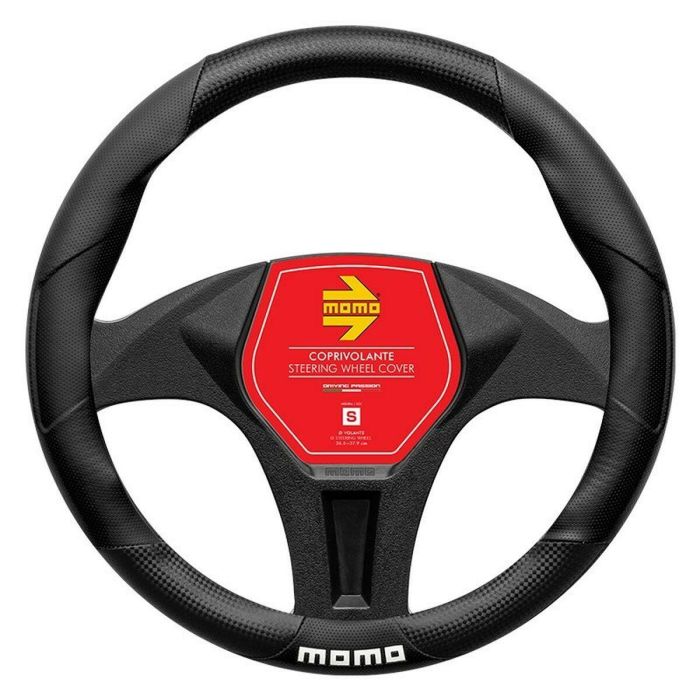 Funda para Volante MOMO MOMLSWC016CBS Negro Carbono