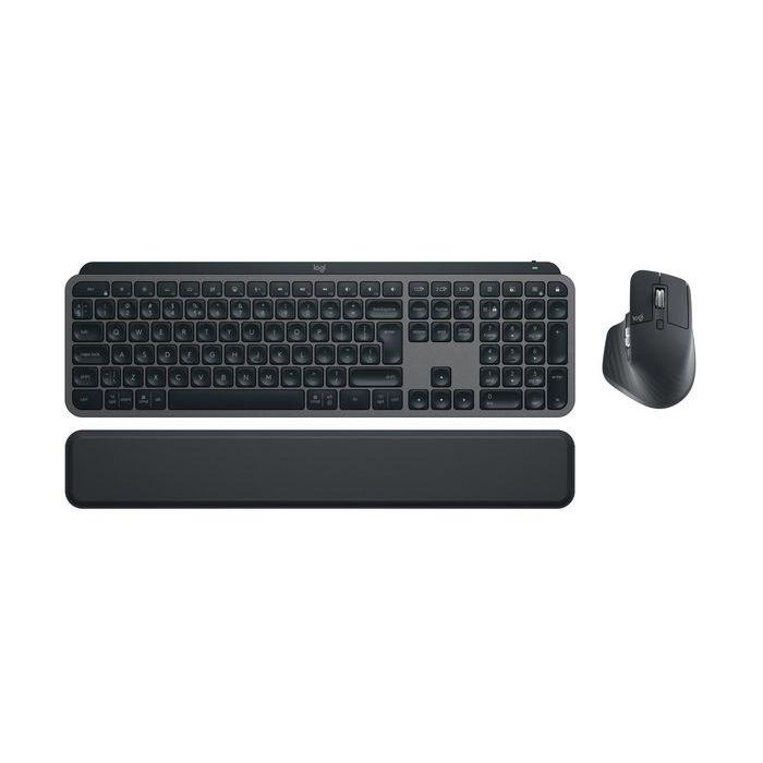 Logitech MX Keys S Combo Performance: Teclado MX Keys S, Ratón MX Master 3S, Reposamuñecas MX. Productividad y Precisión Avanzada. 3