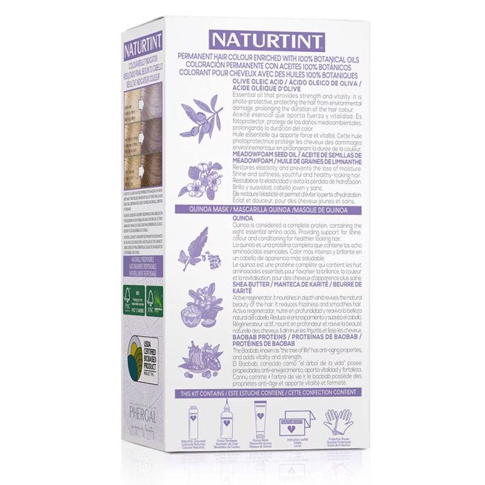 Naturtint Tinte Matizador Violeta 170 ml - Neutraliza Tonos Amarillos y Naranjas, Sin Amoníaco 2