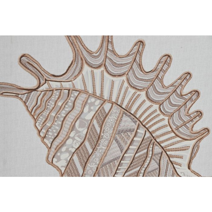 Cuadro Mediterraneo DKD Home Decor Beige Marron 3.5 x 30 x 30 cm (4 Unidades) 2