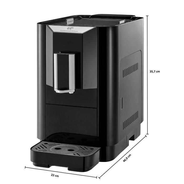 Continental Edison CECFAUTOB Cafetera espresso con molinillo 19 Bar 1450 W Negro 2