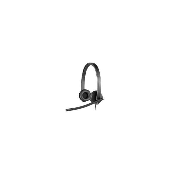Logitech Auricular Binaural Estéreo con Micrófono USB H570E - Comodidad y Claridad en Llamadas Logitech Auricular Binaural Estéreo con Micrófono USB H570E - Comodidad y Claridad en Llamadas