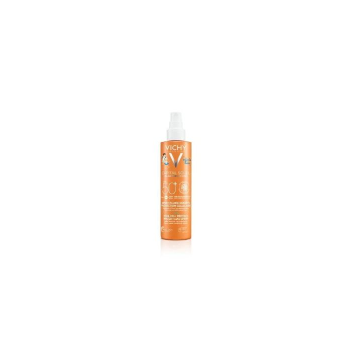 Vichy Capital Soleil Spray Fluido Niños SPF50+ Muy Alta Protección Celular UVA/UVB Piel Sensible 200 ml