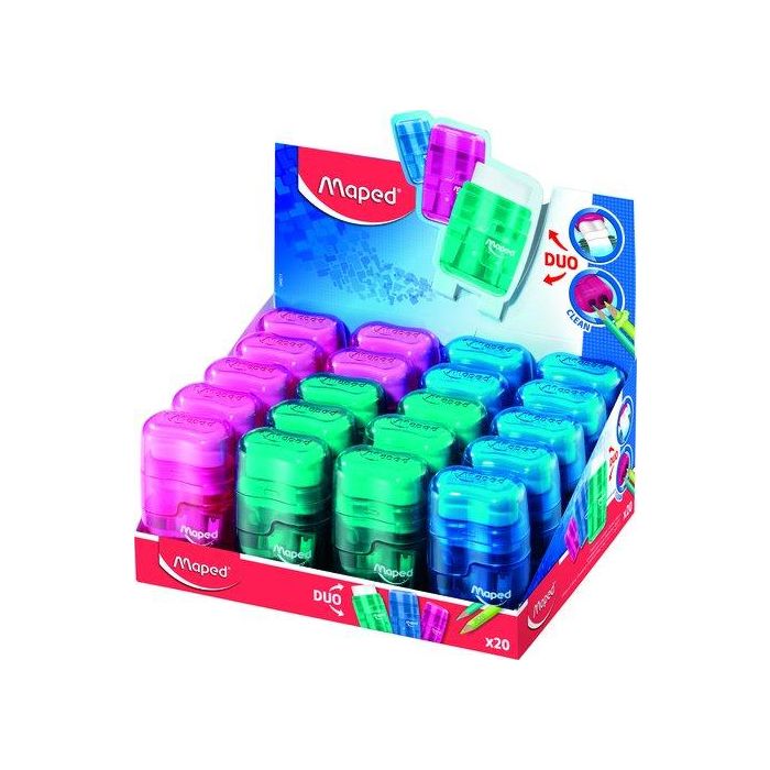 Afilaborra Maped Connect Tacto Translucido  Expositor De 20