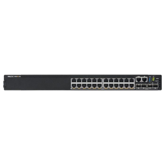 Dell Switch N2224PX-ON 24 Puertos PoE++ 2.5G Ethernet 4 Puertos SFP28 1050W L3 Gestionado 1U Rack 0 Dell Switch N2224PX-ON 24 Puertos PoE++ 2.5G Ethernet 4 Puertos SFP28 1050W L3 Gestionado 1U Rack 0