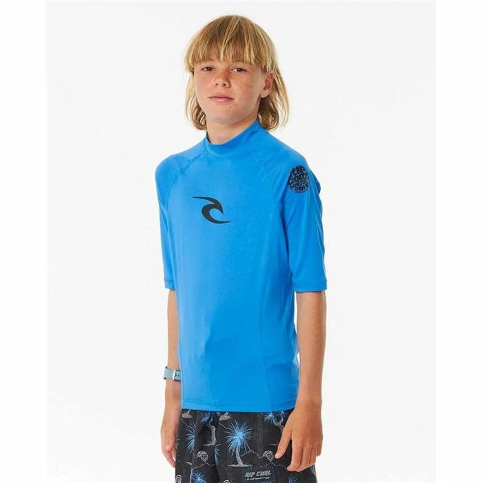 Camiseta de Manga Corta Hombre Rip Curl Wave pf Azul cielo 12 Años 2 Camiseta de Manga Corta Hombre Rip Curl Wave pf Azul cielo 12 Años 2