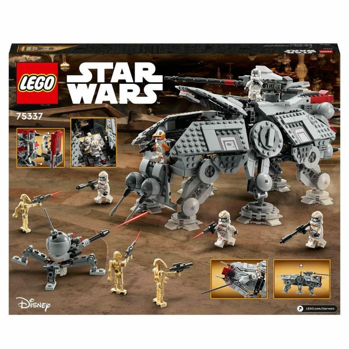 LEGO 75337 Star Wars AT-TE Walker con 5 Minifiguras, 3 Droides de Batalla y La Venganza de los Sith 6