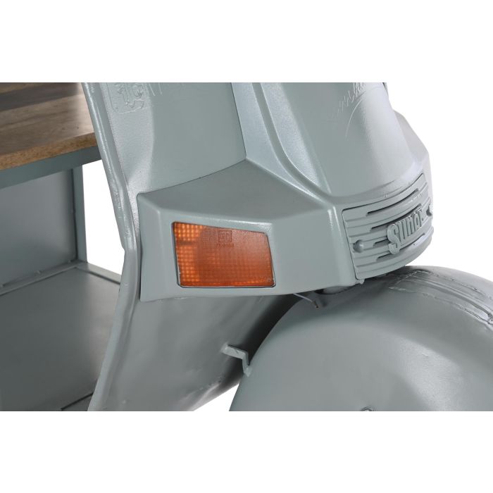 Mesa DKD Home Decor Azul Marrón Verde Hierro Madera de mango 116 x 72 x 110 cm 2