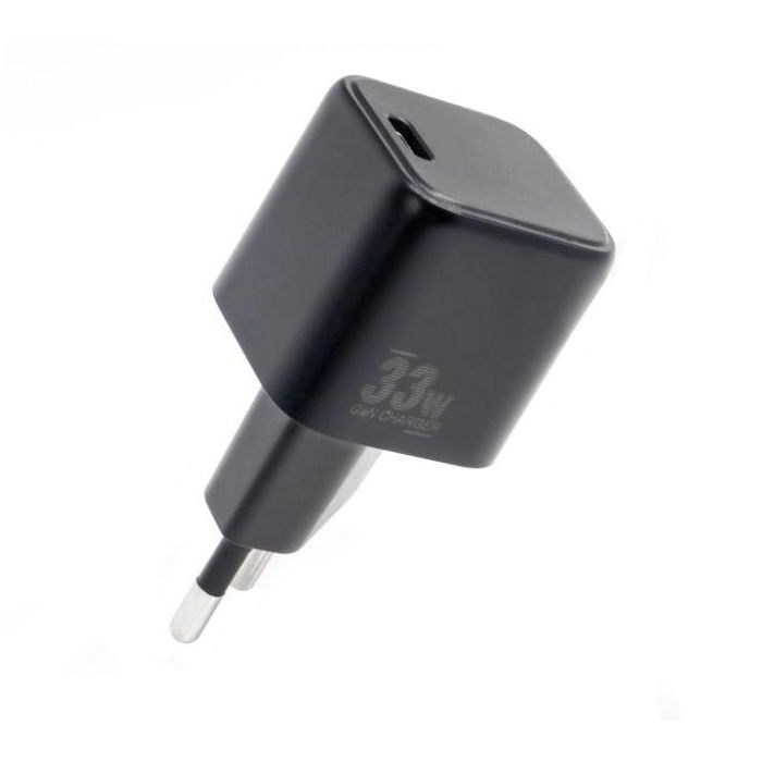 CoreParts 33W USB-C Nano Single Port Charger, GaN Technology 5V2A-20V1.5A USB PD Plug: USB-C EU Wall - Compatible with all brands of Tablets and mobile devices 2 CoreParts 33W USB-C Nano Single Port Charger, GaN Technology 5V2A-20V1.5A USB PD Plug: USB-C EU Wall - Compatible with all brands of Tablets and mobile devices 2