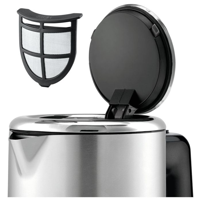 WMF 0413130011 Hervidor de Agua, 1.6L, 2400W, Acero Inoxidable, Indicador de Nivel de Agua, Protección Contra Sobrecalentamiento, Sin Cables 2 WMF 0413130011 Hervidor de Agua, 1.6L, 2400W, Acero Inoxidable, Indicador de Nivel de Agua, Protección Contra Sobrecalentamiento, Sin Cables 2