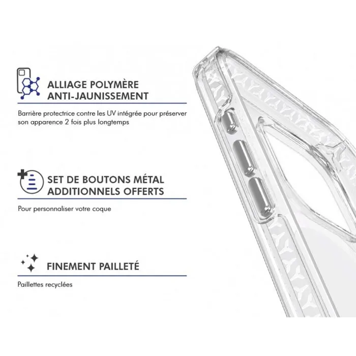 Force Case Funda Air Xtrem MagSafe para iPhone 17 Reciclada con Efecto Brillantina - AABNU05564