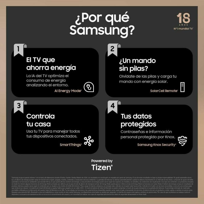 Smart TV Samsung TU85DU7105 4K Ultra HD LED 75" 85" 4