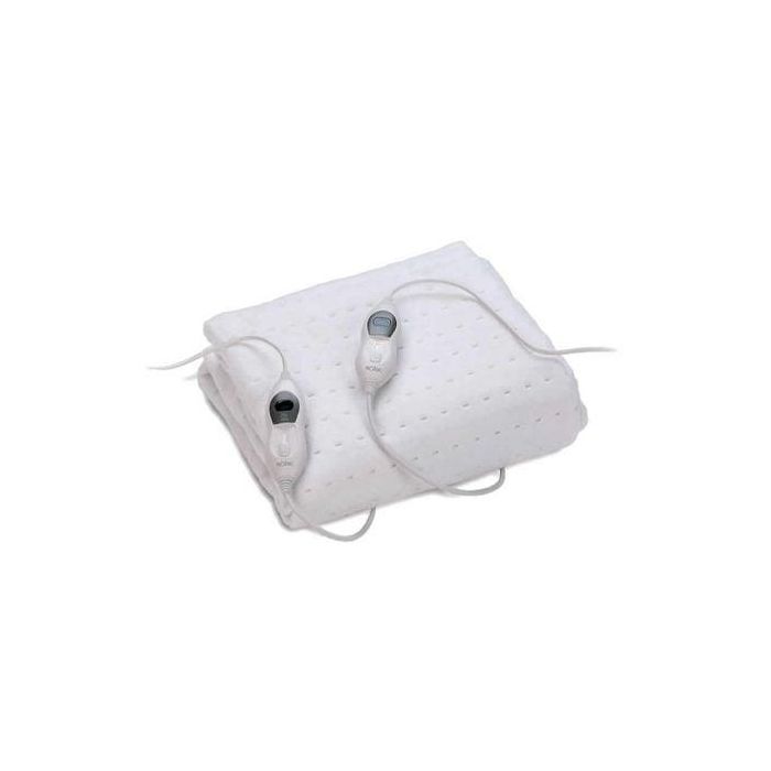 CALIENTACAMAS DOBLE SOLAC CT8625 - 2*60W - 3 NIVELES TEMPERATURA - DOS MANDOS - 150*140CM - AUTOAPAGADO - LAVABLE CALIENTACAMAS DOBLE SOLAC CT8625 - 2*60W - 3 NIVELES TEMPERATURA - DOS MANDOS - 150*140CM - AUTOAPAGADO - LAVABLE