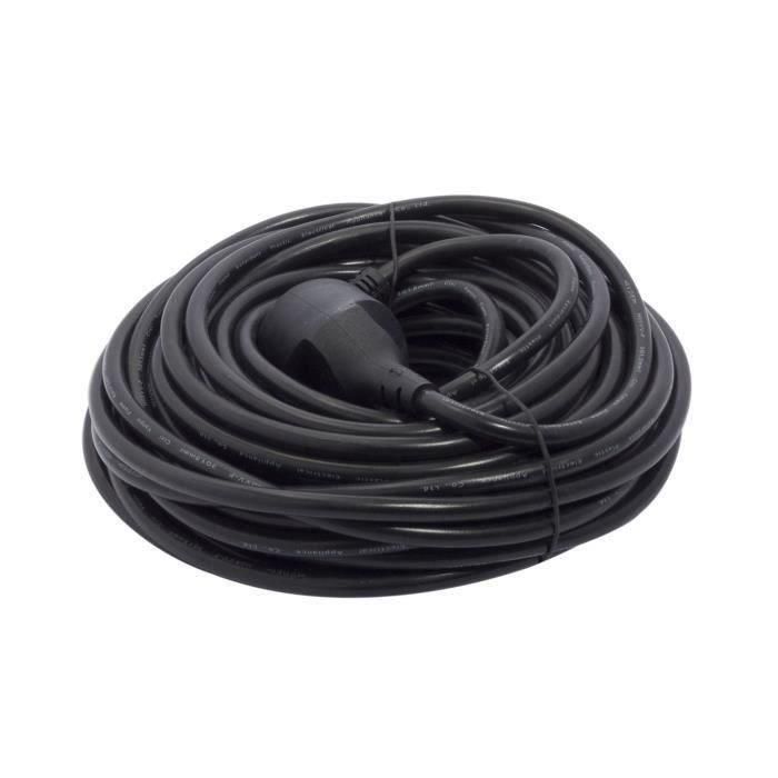 Cable alargador CHACON HO5VVF 3 x 1,5 mm² 20 m - Negro Cable alargador CHACON HO5VVF 3 x 1,5 mm² 20 m - Negro