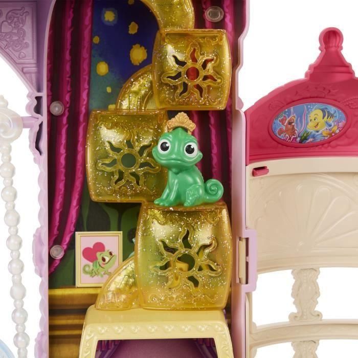 Mattel Jbf96 Palacio de Mascotas Disney Princess - Conjunto de Juego Grande con 3 Figuras y 20+ Accesorios, 65cm, 7 Zonas, +3 años 4