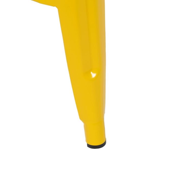 Taburete Amarillo Metal Dallas 43,50 X 43,50 X 76,50 cm