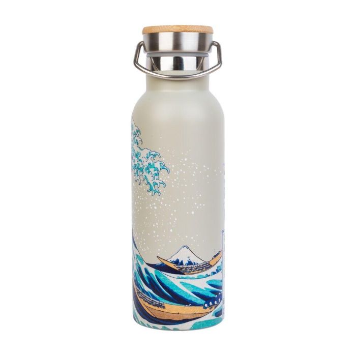 Botella acero inoxidable La Gran Ola de Kanagawa Hokusai 500ml 1 Botella acero inoxidable La Gran Ola de Kanagawa Hokusai 500ml 1