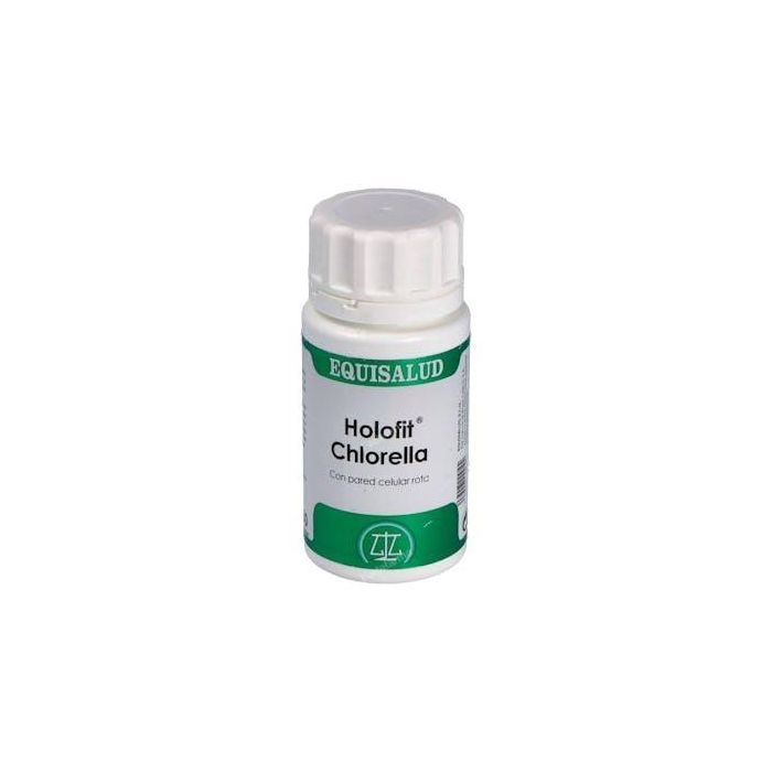 Holofit Chlorella 50 Cápsulas: Complemento Alimenticio con Selenio, Vitaminas y Minerales. Rico en Proteínas, Apto para Vegetarianos.