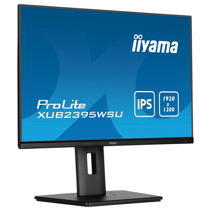 iiyama ProLite XUB2395WSU-B5 57,2cm/22,5" 1920x1200 IPS 4ms 75Hz VGA HDMI DisplayPort USB VESA Speaker HAS Pivot Black
