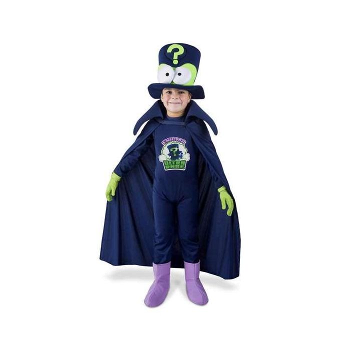 Disfraz enigma con sombrero, mono, capa, guantes y cubrebotas talla 4-5 y 1 Disfraz enigma con sombrero, mono, capa, guantes y cubrebotas talla 4-5 y 1